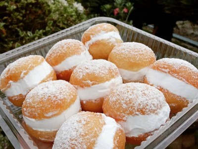 Milk Cream Donuts Korea By Cik Dadida